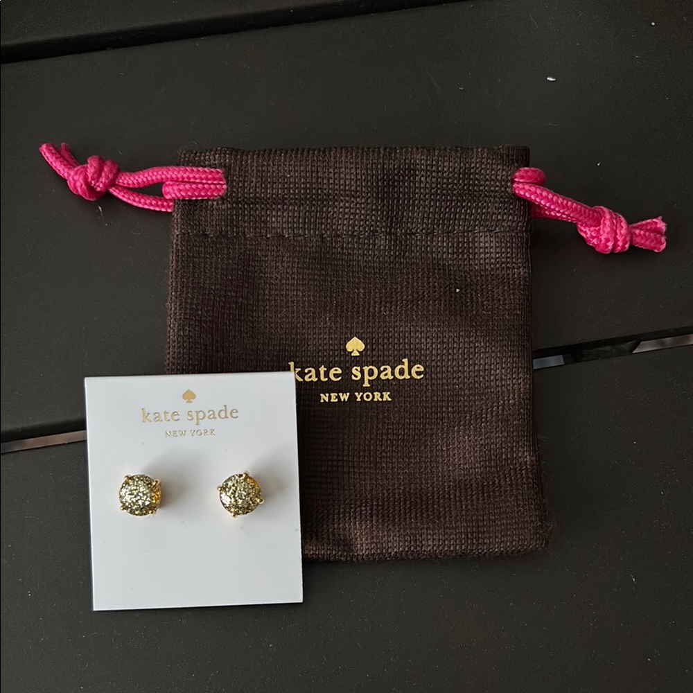 Kate Spade Gold Stud Earrings